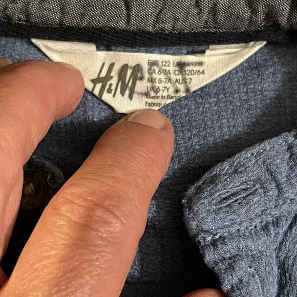 Set Of 7 Boys 6-8 Years shorts Shirts T-shirt Ms Shorts Lands End H&M Batman - Picture 5 of 13